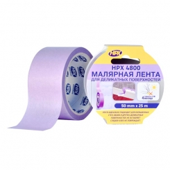 HPX 4800 - “Безопасное снятие” - малярная лента (скотч) для деликатных поверхностей - 38мм х 50м